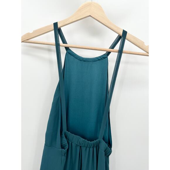 Show Me Your Mumu Amanda Deep Jade Blue Maxi Dress Women's Size‎ Medium M - Picture 7 of 11